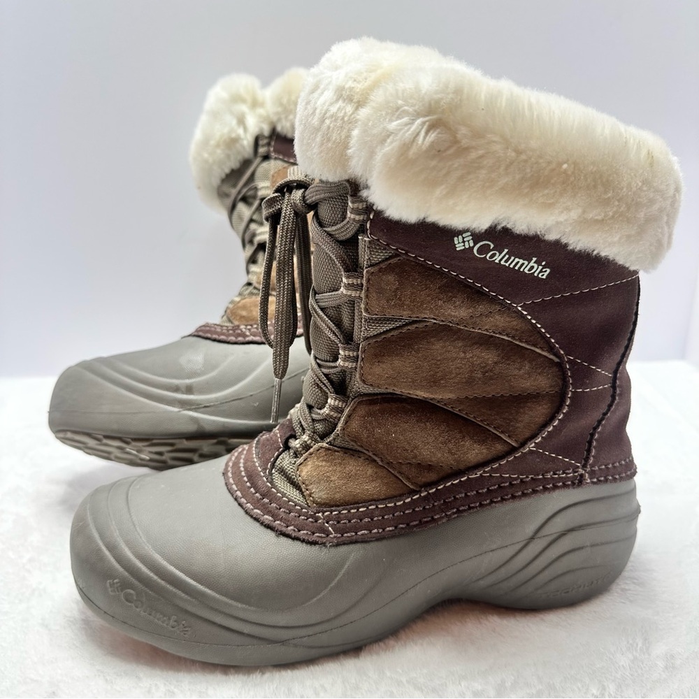 Columbia Women's Winter Boots - Brown and Cream